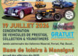 Affiche du 3ème rassemblement de véhicules de prestige